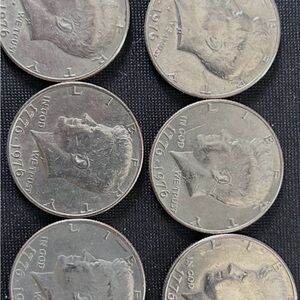 1776-1976 bicentennial Half Dollars  lot of 10